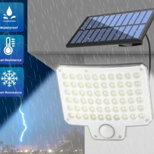 چراغ دیواری خورشیدی ۲۰۲۴ با سنسور حرکتی و روشنایی بالا