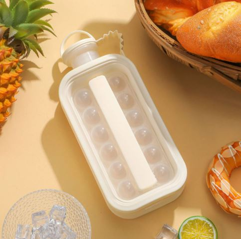 بطری یخساز دوکاره با قالبگیری توپ یخی