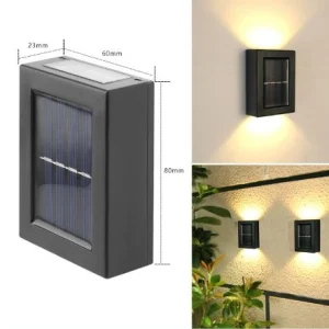 چراغ دیواری خورشیدی LED مناسب فضای باز