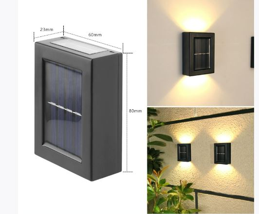 چراغ دیواری خورشیدی LED مناسب فضای باز