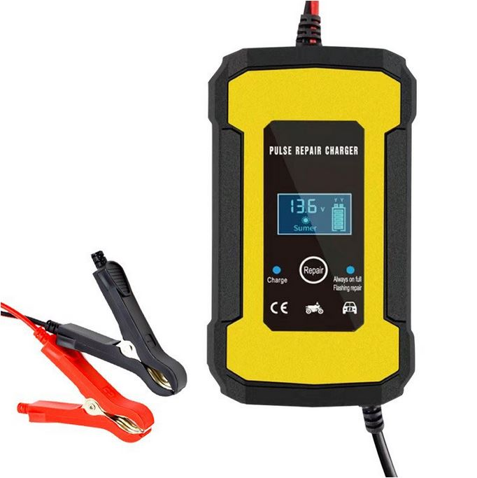 شارژر هوشمند ۱۲ ولت مناسب موتور سیکلت، خودرو، مینیون و باتری خشک