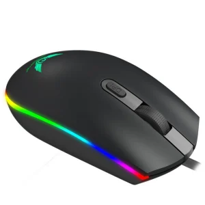 موس گیمینگ سیم‌دار V6 با نورپردازی RGB مدل اسب‌دوان