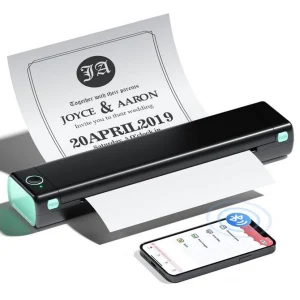 پرینتر حرارتی قابل حمل Phomemo M833 سایز A4 با اتصال بلوتوث و بدون جوهر