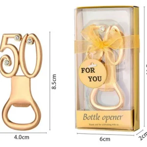 ست دربازکن عددی طلایی مخصوص هدیه تولد و مناسبت‌ها