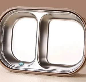 ظرف غذای کودکانه استیل ضدزنگ با طرح خرس برای مدرسه و محل کار