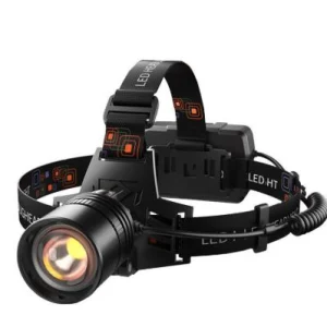 هدلامپ لیزری سفید قدرتمند با قابلیت شارژ و ضدآب