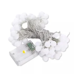 ریسه چراغ LED خورشیدی ضدآب طرح ستاره برای فضای باز و جشن‌ها