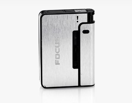 جعبه سیگار فلزی خلاقانه با فندک قابل تعویض