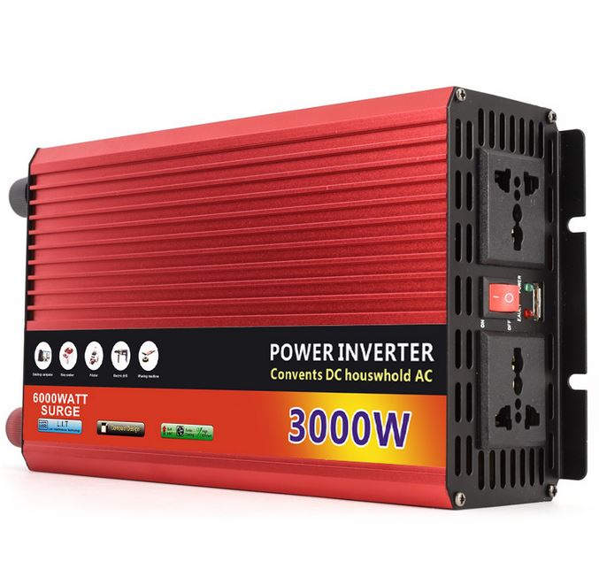 مبدل برق ۳۰۰۰ وات ۱۲ ولت به ۲۲۰ ولت مناسب پلوپز و کتری