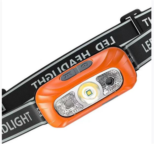 هدلامپ شارژی پرنور با سنسور حرکتی