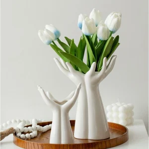 گلدان سرامیکی مدرن سبک INS مخصوص دکوراسیون خانه
