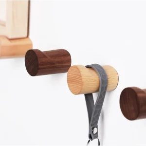 گیره دیواری چوبی سبک نوردیک از چوب گردو