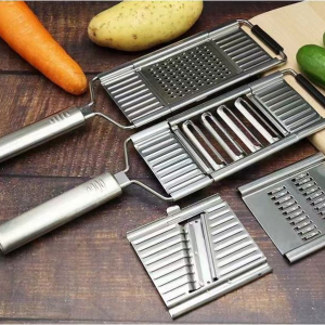 رنده و برش‌دهنده چندکاره استیل ضدزنگ مخصوص میوه و سبزیجات