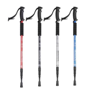عصای کوهنوردی تلسکوپی آلومینیومی با قابلیت ضدلغزش و ضدشوک
