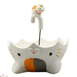 گلدان فانتزی کارتونی رزینی طرح گربه سیاه و شاهزاده کوچولو