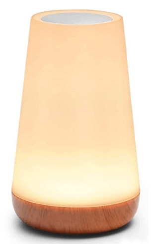 چراغ خواب لمسی چوبی با ریموت کنترل