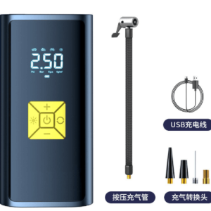 پمپ باد بی‌سیم خودرو قابل‌حمل و پرفشار