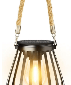 چراغ آویز خورشیدی OLUO مدل OL-35 مناسب باغ و فضای باز