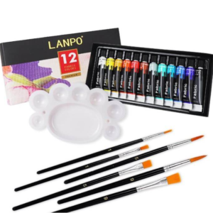 ست رنگ آکریلیک و آبرنگ پان‌ون‌بو ۱۲ میل – 12 رنگ