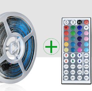 ریسه RGB LED یو‌اس‌بی ۵ ولت نور پس‌زمینه تلویزیون