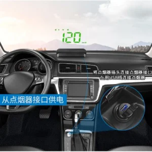 نمایشگر سرعت خودرو HUD مدل M1 با GPS