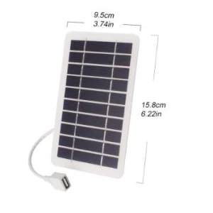 شارژر خورشیدی پنلی USB برای موبایل مخصوص فضای باز