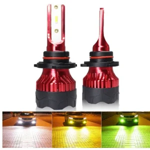 چراغ جلوی خودرو LED نور طلایی ۳۰۰۰ کلوین مدل H11/9005