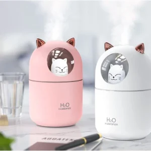 دستگاه بخور سرد مدل گربه‌ای A205 با چراغ خواب