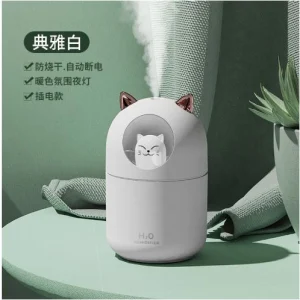 دستگاه بخور USB طرح گربه‌ای بی‌صدا