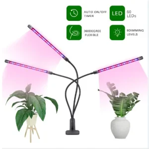 لامپ رشد گیاه با نور کامل طیف و تایمر