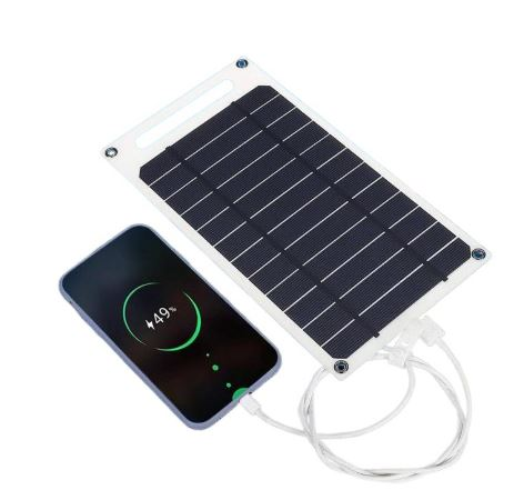 پنل خورشیدی تککریستالی ۱۰ وات مخصوص شارژ و انرژی اضطراری