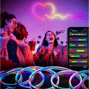 نوار نور LED هوشمند RGB جریان آب مخصوص فضای گیمینگ