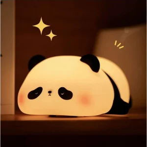 چراغ خواب سیلیکونی پاندا لمسی قابل شارژ مخصوص کودکان