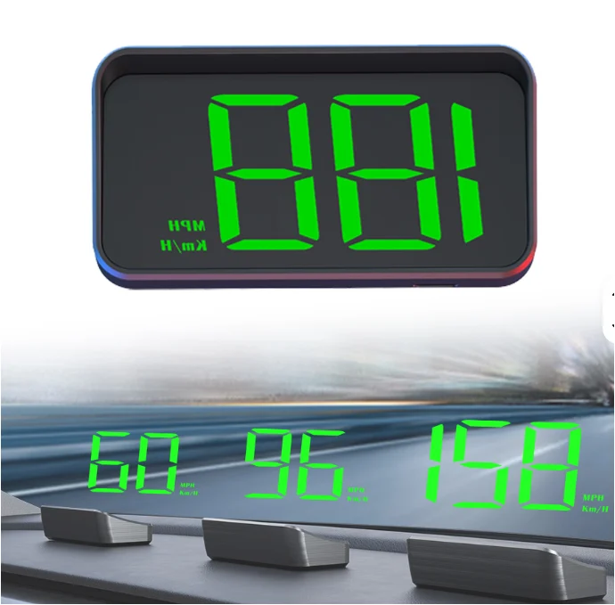 نمایشگر هدآپ خودرو مدل M1 M2 با GPS و سرعتسنج