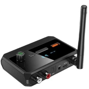 گیرنده بلوتوث 5.3 مدل C36 با نمایشگر و پورت نوری