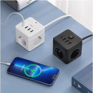 چندراهی برق مکعبی تایپ C استاندارد اروپا