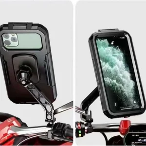 پایه نگهدارنده ضدآب موبایل برای موتور سیکلت و دوچرخه