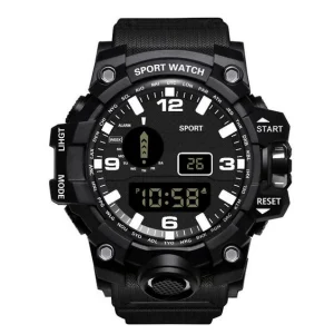 ساعت دیجیتال ضدضربه و ضدآب مردانه چندکاره مناسب فضای باز