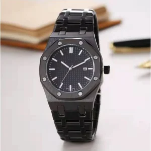 ساعت مچی مردانه کوارتز AP با بند استیل و تقویم