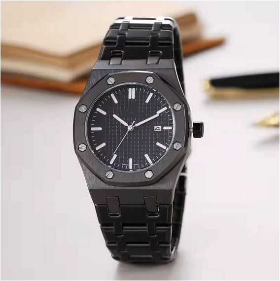 ساعت مچی مردانه کوارتز AP با بند استیل و تقویم