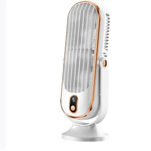 پنکه رومیزی خنک‌کننده با قابلیت چرخش و شارژی، مناسب خوابگاه