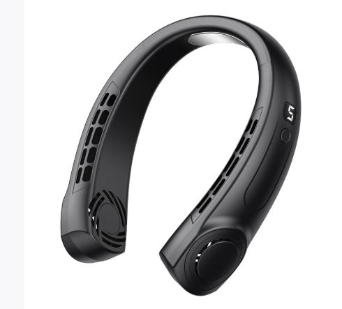 پنکه گردنی مینی یخسرد با شارژ USB، بیصدا و بدون پره