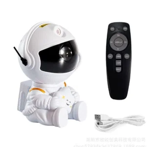 چراغ شب و پروژکتور ستاره‌ای مینی طرح فضانورد، لیزری و کنترل‌دار