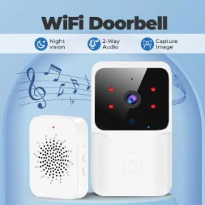 زنگ درب تصویری وای‌فای TUYA کم‌مصرف و هوشمند