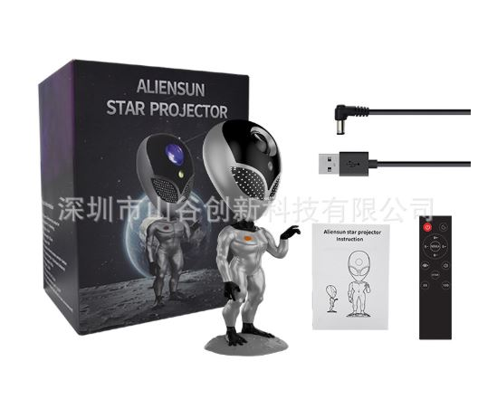 چراغ شب پروژکتوری فضایی مدل ربات سخنگو