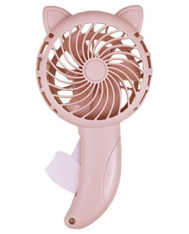 پنکه دستی فشاری طرح گربه کارتونی