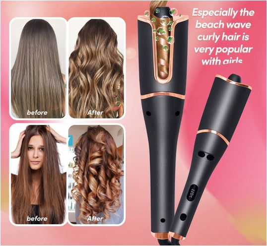 فرکننده موی تماماتوماتیک U شکل، مناسب موهای خشک و مرطوب، ۲۲ میلیمتری