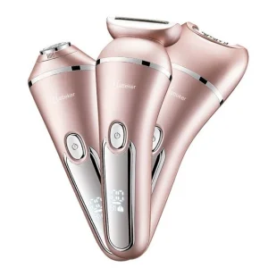 ماشین اصلاح چندکاره بانوان HATTEKER مدل RSCX-9612 با سه تیغه قابل تعویض