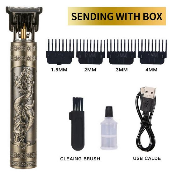 ماشین اصلاح T9 بیگوان با نمایشگر LCD و تیغه تیتانیومی