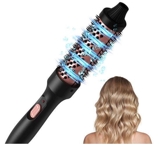 برس حرارتی دوکاره برای صاف و فر کردن مو با بدنه تورمالین